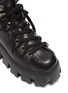 MIU MIU - Toothed Platform Calfskin Leather Alpine Boots