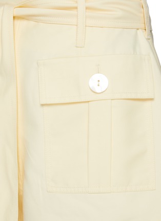  - C/MEO COLLECTIVE - Magnetised' Belted Flap Pocket Shorts