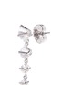 Back View - Click To Enlarge - CZ BY KENNETH JAY LANE - Graduating cubic zirconia linear drop earrings