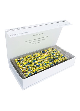 Detail View - Click To Enlarge - PRIVATE STOCK LABS - Petite Protective Face Mask Pack of 10 — Minions Yellow