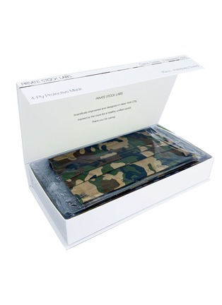 Detail View - Click To Enlarge - PRIVATE STOCK LABS - Protective Face Mask Pack of 10 – Assorted Camouflage