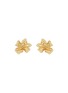 Main View - Click To Enlarge - CENTAURI LUCY - ‘ORIENTAL LEGEND WATER LILIES’ 18K YELLOW GOLD STUD EARRINGS
