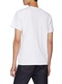Back View - Click To Enlarge - MAISON KITSUNÉ - EMBROIDERED FOX HEAD PATCH CLASSIC T-SHIRT