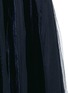 Detail View - Click To Enlarge - VALENTINO GARAVANI - Stripe appliqué mesh tulle gown