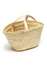 Detail View - Click To Enlarge - OLGA GODOY - Small Top Handle Raffia Basket Bag