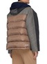 Back View - Click To Enlarge - VALENTINO GARAVANI - Hybrid Hooded Puffer Jacket