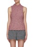Main View - Click To Enlarge - GANNI - Chunky Glitter Knit Vest