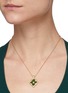 Figure View - Click To Enlarge - BUCCELLATI - Opera Tulle' 18k Gold Enamel Pendant Necklace