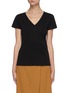 Main View - Click To Enlarge - VINCE - Essential V-neck Pima Cotton T-shirt