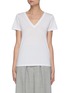 VINCE - Essential V-neck Pima Cotton T-shirt