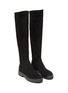 Detail View - Click To Enlarge - GIANVITO ROSSI - Quinn' Over-the-knee Suede Leather Boots