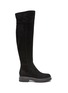 Main View - Click To Enlarge - GIANVITO ROSSI - Quinn' Over-the-knee Suede Leather Boots
