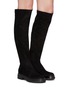 Figure View - Click To Enlarge - GIANVITO ROSSI - Quinn' Over-the-knee Suede Leather Boots