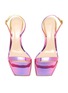 Detail View - Click To Enlarge - GIANVITO ROSSI - Ribbon' Patent Leather Sandals