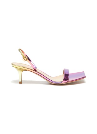 Main View - Click To Enlarge - GIANVITO ROSSI - Ribbon' Patent Leather Sandals