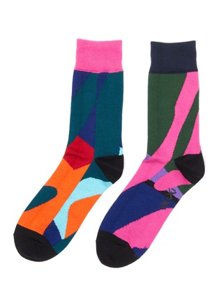 SACAI | x KAWS Vibrant Graphic Print Socks | Men | Lane Crawford