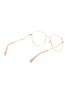 Figure View - Click To Enlarge - GUCCI - Gold-Toned Hexagonal Metal Frame Optical Glasses