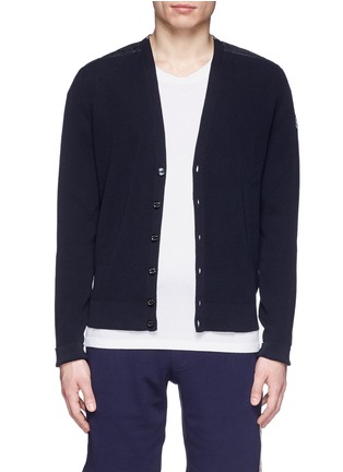 Main View - Click To Enlarge - MONCLER - 'Maglia Tricot' cotton cardigan