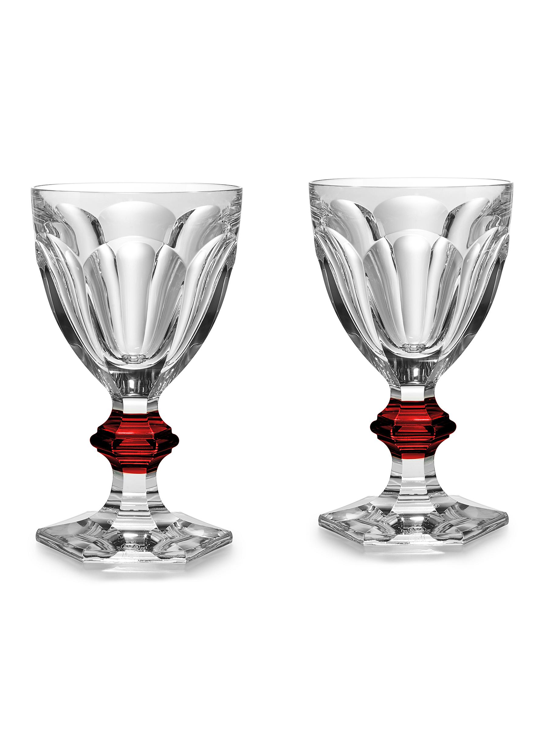 Harcourt 1841 Glass Set of 2 - Clear/Red