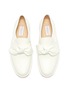 Detail View - Click To Enlarge - GABRIELA HEARST - Jimmy' Bow Appliqued Grained Leather Loafers