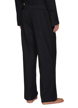  - TEKLA - Medium Organic Cotton Flannel Pyjama Pants – Black