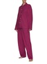 TEKLA - Small Organic Cotton Flannel Pyjama Pants – Grape