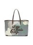 Main View - Click To Enlarge - ANYA HINDMARCH - I Am A Plastic Bag' Logo Camouflage Recycle Canvas Tote