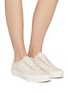 Figure View - Click To Enlarge - VANS - Checkered Print 'Old Skool Tapered' Low Top Lace Up Sneaker
