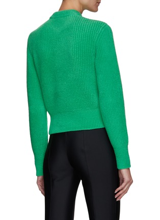 Back View - Click To Enlarge - T BY ALEXANDER WANG - Cotton Blend Crewneck Sweater