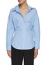 Main View - Click To Enlarge - T BY ALEXANDER WANG - Deconstructed Spread Collar Cotton Shirt