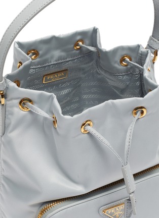 Detail View - Click To Enlarge - PRADA - Duet Re-Nylon Bucket Shoulder Bag