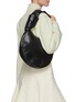 Figure View - Click To Enlarge - JIL SANDER - Twist Leather Shoulder Bag