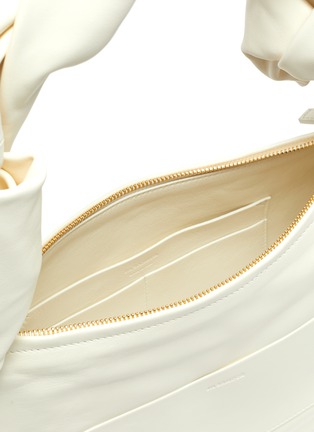 Detail View - Click To Enlarge - JIL SANDER - Twist Leather Shoulder Bag