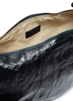Detail View - Click To Enlarge - LEMAIRE - Large Croissant Linen Bag