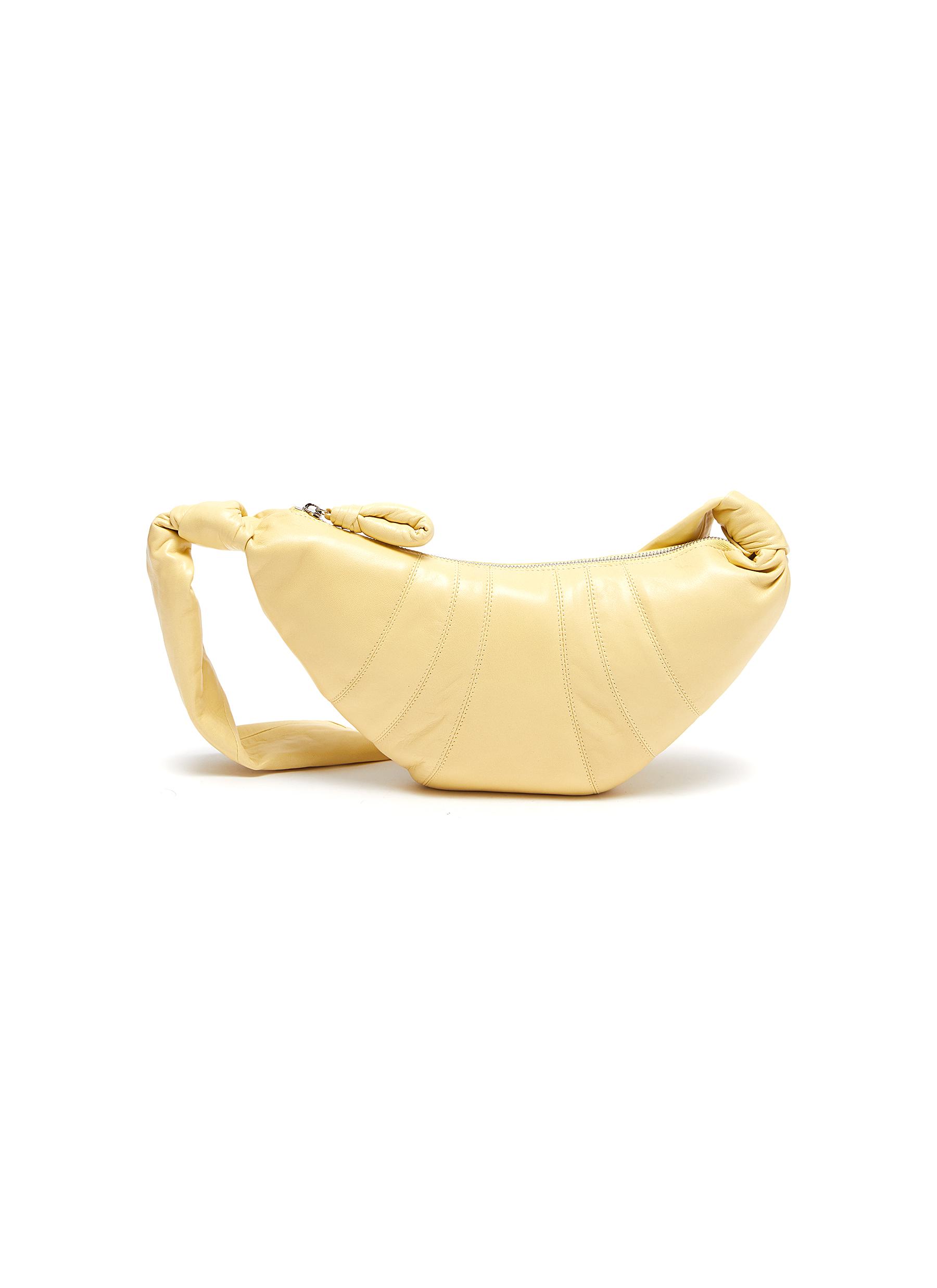 Soft Game Small Canvas Shoulder Bag in Yellow - Lemaire