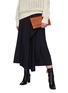 Figure View - Click To Enlarge - MARIA OLIVER - Sofia' Matte Crocodile Leather Clutch