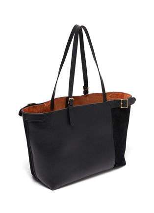 Detail View - Click To Enlarge - ALTUZARRA - Play' Suede Panel Calf Leather Tote Bag