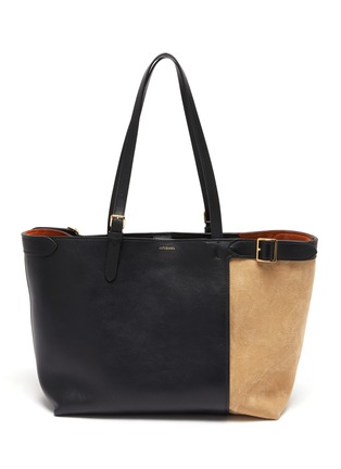 Main View - Click To Enlarge - ALTUZARRA - Play' Suede Panel Calf Leather Tote Bag