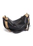 Detail View - Click To Enlarge - ALTUZARRA - Play' Large Suede Panel Calf Leather Shoulder Bag