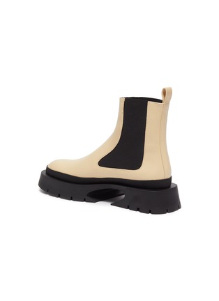  - JIL SANDER - Platform Lug Sole Leather Chelsea Boots