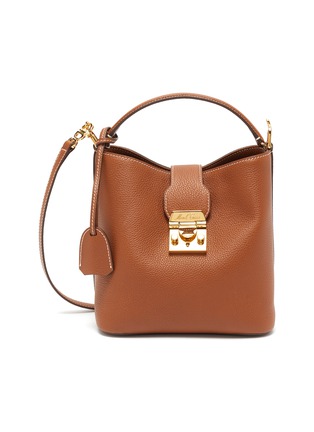 Main View - Click To Enlarge - MARK CROSS - Murphy' Small Tumbled Grain Leather Crossbody Bag