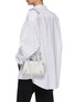 Front View - Click To Enlarge - BALENCIAGA - Neo Classic City Mini' Grain Calf Leather Shoulder Bag