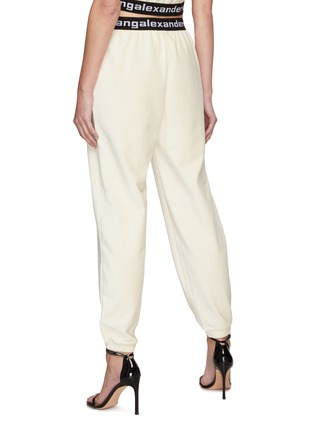 Back View - Click To Enlarge - T BY ALEXANDER WANG - Logo Elastic Waist Corduroy Pants