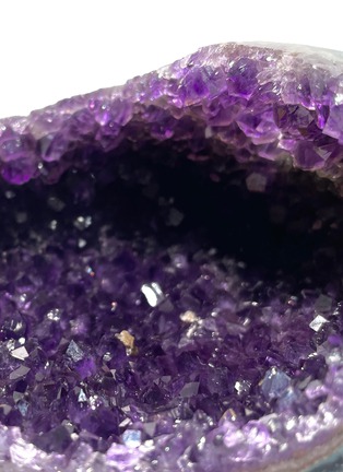  - GIFT FROM EARTH - Amethyst Cluster with Wooden Stand 792g