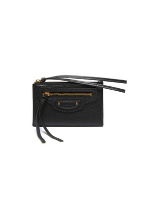 Main View - Click To Enlarge - BALENCIAGA - Neo Classic City' Grained Calf Leather Cardholder