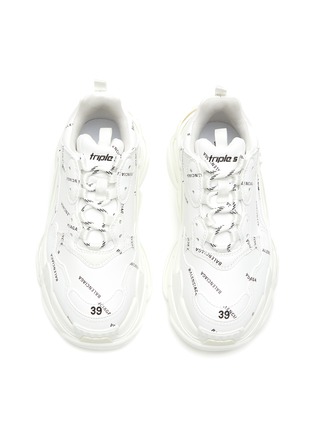 Detail View - Click To Enlarge - BALENCIAGA - All Over Logo Triple S Sneakers