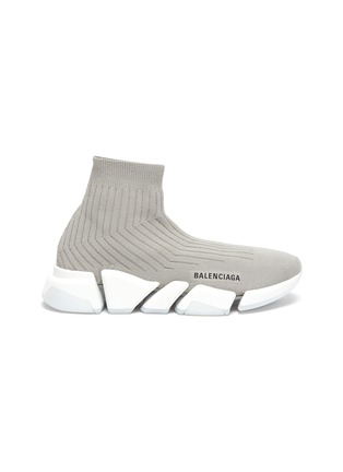 Main View - Click To Enlarge - BALENCIAGA - Speed 2.0' Rib Knit Sock Sneakers