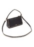 Detail View - Click To Enlarge - VALENTINO - Calf Leather Small Rockstud Shoulder Bag
