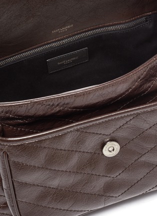 Detail View - Click To Enlarge - SAINT LAURENT - Niki' Natural Calf Leather Shoulder Bag