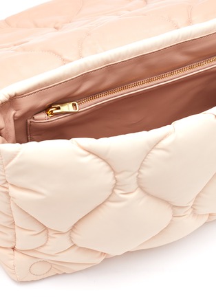 Detail View - Click To Enlarge - MIU MIU - Metal Chain Quilted Nylon Shoulder Bag
